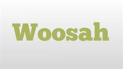 woosah meaning in urdu